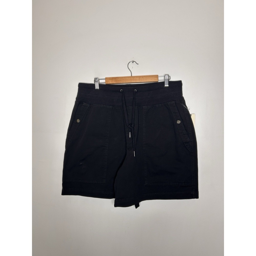 Terra & Sky Black Pocket Short Women's Pull On Drawstring Size 0X 14W NEW NWT - Picture 2 of 10